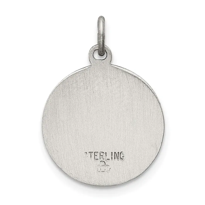 Sterling Silver Antiqued Infant of Prague Medal TreasureFineJewelers Necklaces