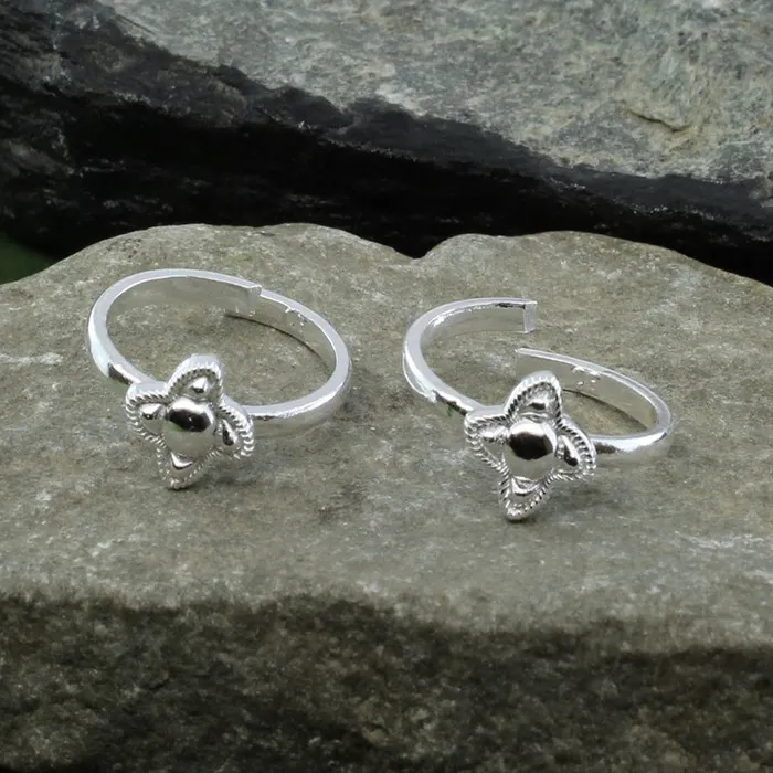 Karizma Jewels Rings Real Sterling Silver Toe Rings Indian Handmade bichia Pair foot ring