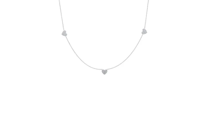 Necklaces Shylee Rose Jewelry 3 of Hearts Diamond Necklace