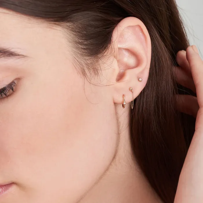 Ania Haie Earrings 14kt Gold Opal Stud Earrings