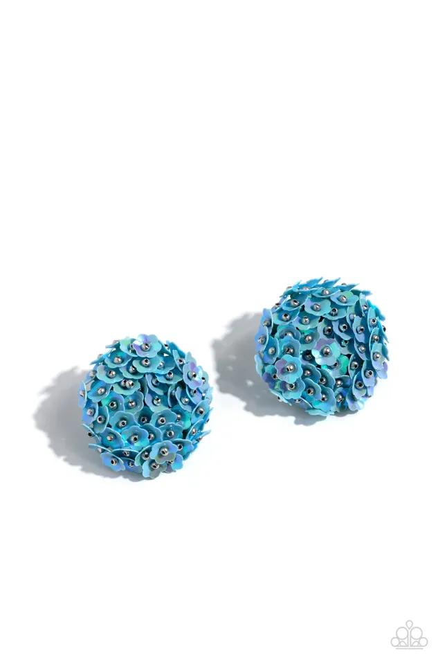 Earrings Paparazzi Accessories Corsage Character Blue Earrings Jewelry by Bretta