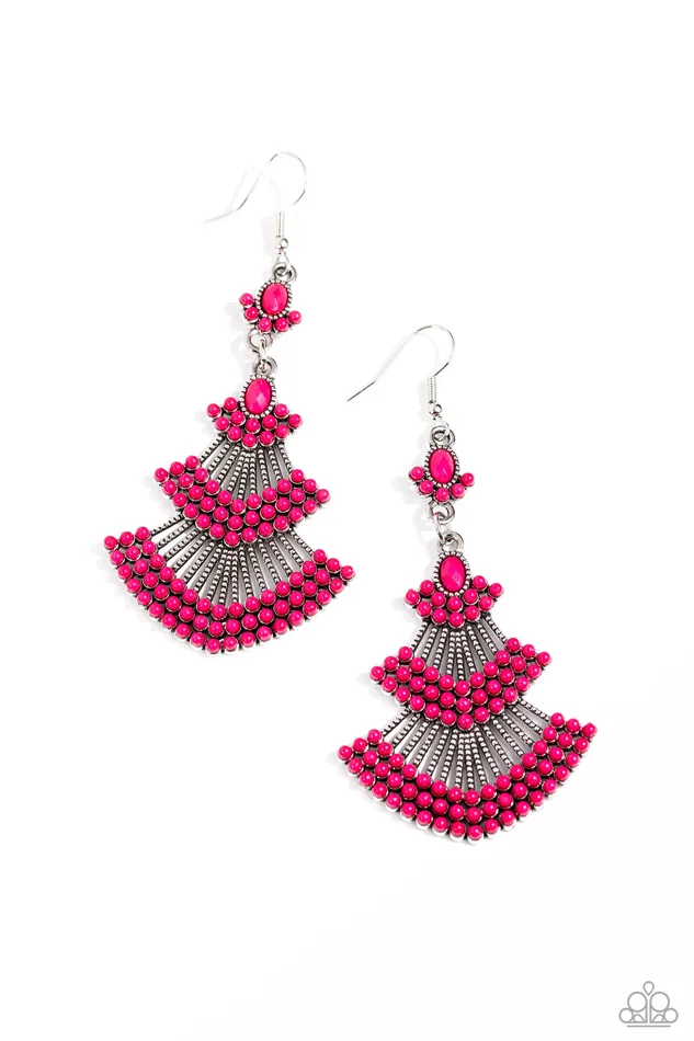 Earrings Paparazzi Accessories Eastern Expression Pink Earrings Jewelry by Bretta