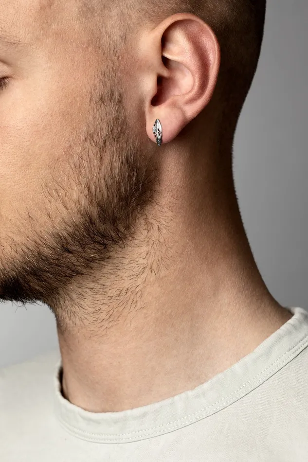 Mens earrings AURUM by Gubjrg Earrings