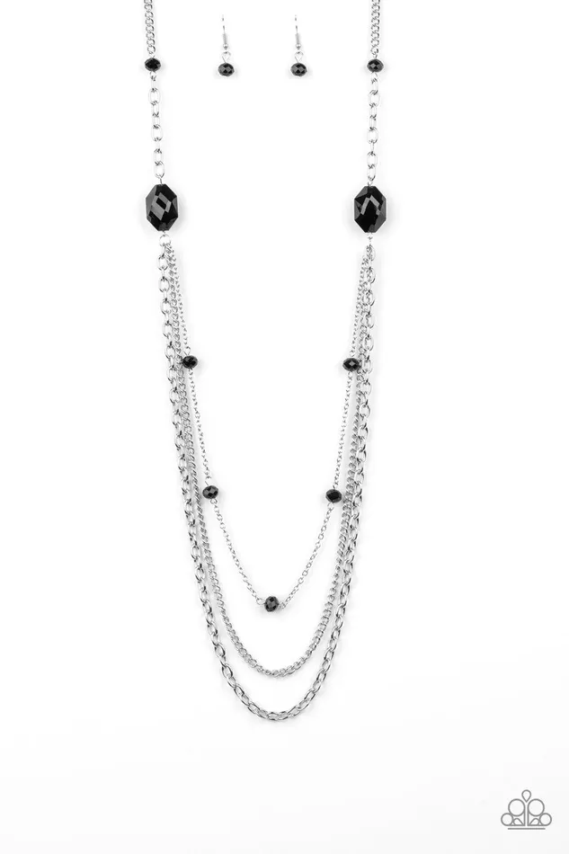 Necklaces Paparazzi Accessories Dare To Dazzle Black Necklace Jewelry by Bretta