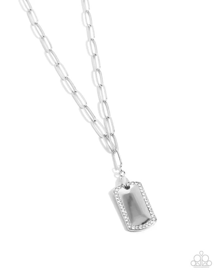 Necklaces Paparazzi Accessories Simple Street White Necklace Jewelry by Bretta