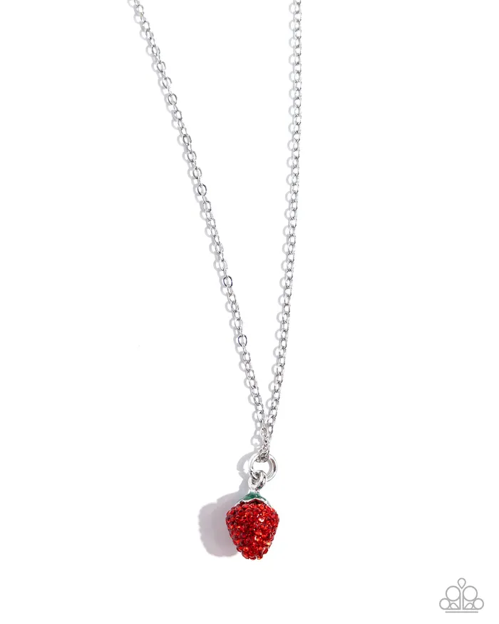 Necklaces Paparazzi Accessories Strawberry Style Red Strawberry Necklace Jewelry by Bretta