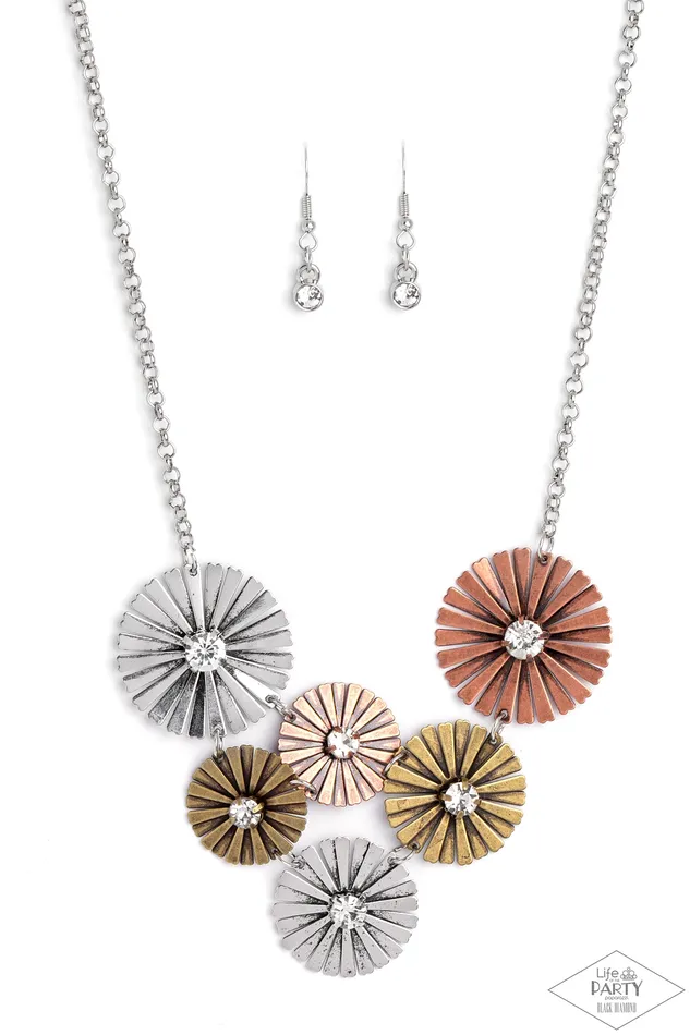 Paparazzi Accessories Necklaces Flauntable Fanfare Multi Necklace Jewelry by Bretta