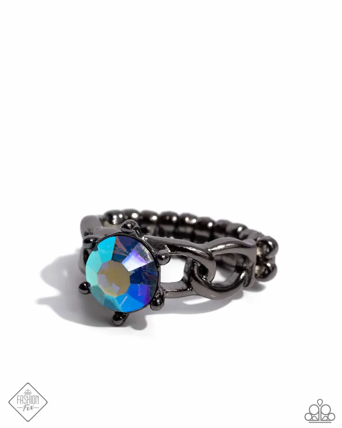 Paparazzi Accessories Rings Authoritative Ability Blue Ring Jewelry by Bretta