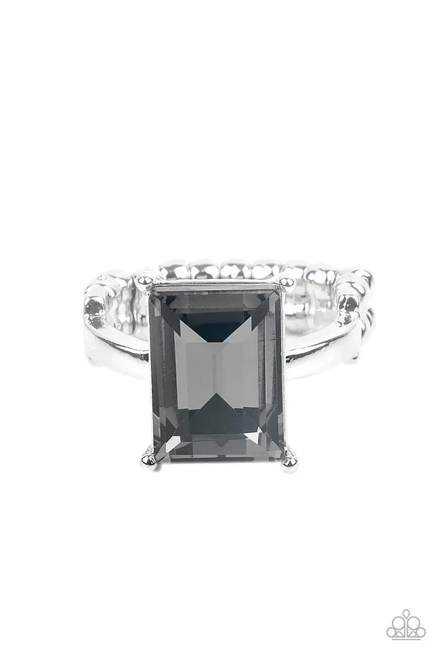 Rings Paparazzi Accessories Social Glow Silver Ring Jewelry by Bretta