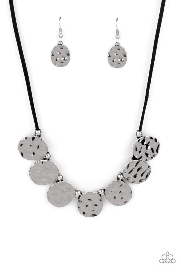 Turn Me Loose Black Necklace Jewelry by Bretta Paparazzi Accessories Necklaces