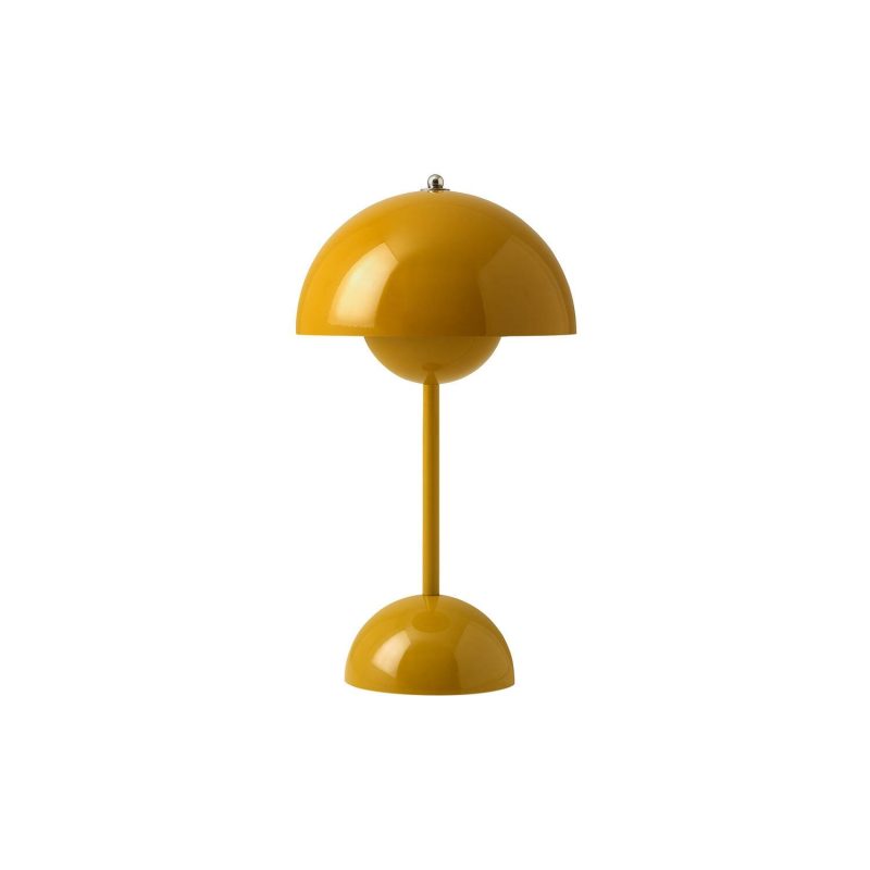 Bordlamper | Flowerpot Vp9 Portable Table Lamp, Mustard Bordlamper Bordlamper