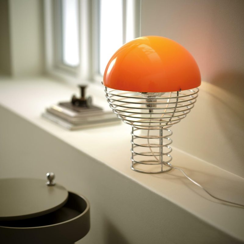 Bordlamper | Wire Bordlampe, Orange Bordlamper Bordlamper